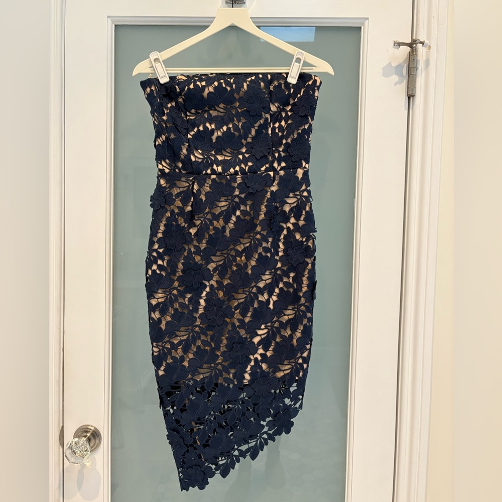 KEEPSAKE Navy Lace Dress